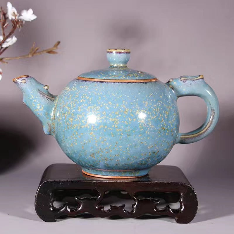 BEMY---Jun porcelain raw ore handmade teapot selected high-end Teapot