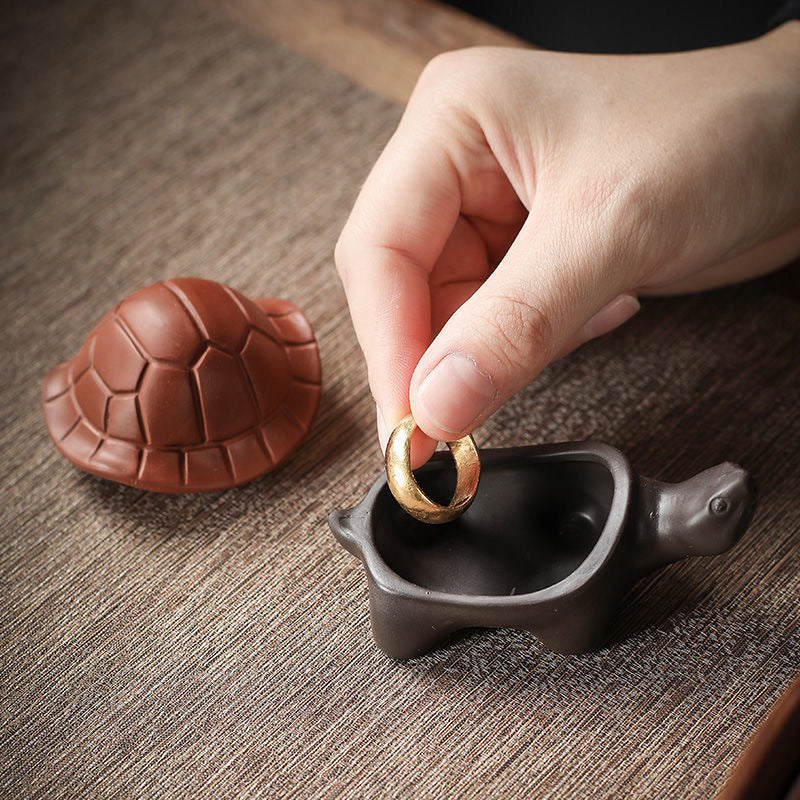 Yu little turtle purple sand  Tea Pet