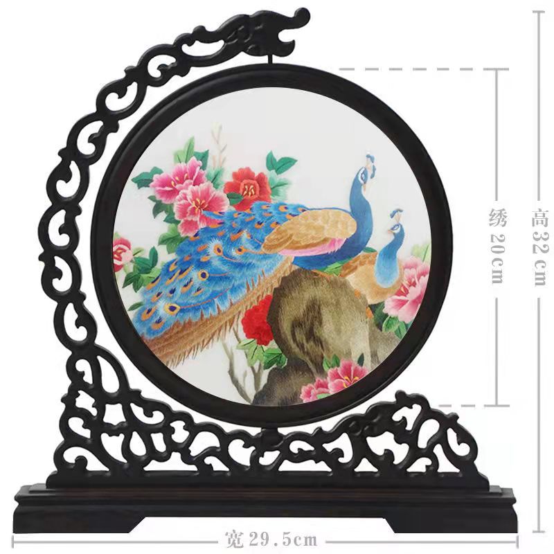 Suzhou embroidery handmade double-sided embroidery ornament