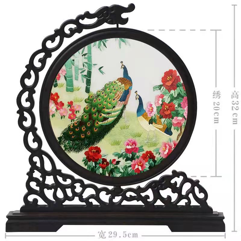 Suzhou embroidery handmade double-sided embroidery ornament