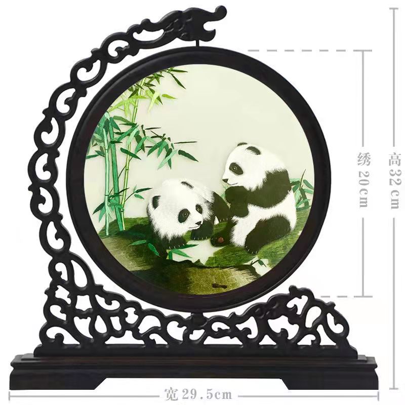 Suzhou embroidery handmade double-sided embroidery ornament