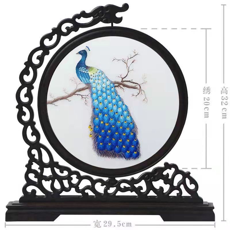 Suzhou embroidery handmade double-sided embroidery ornament