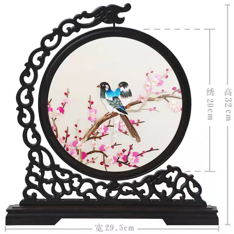 Suzhou embroidery handmade double-sided embroidery ornament