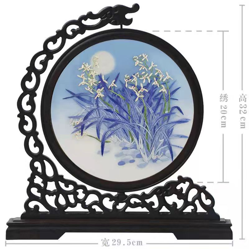 Suzhou embroidery handmade double-sided embroidery ornament