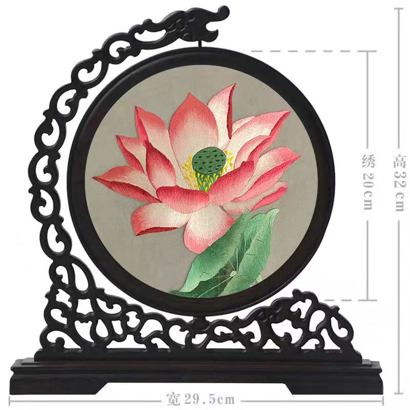 Suzhou embroidery handmade double-sided embroidery ornament