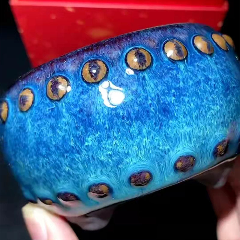 Master Collection - Blue Armor Jianzhan Teacup (M55)