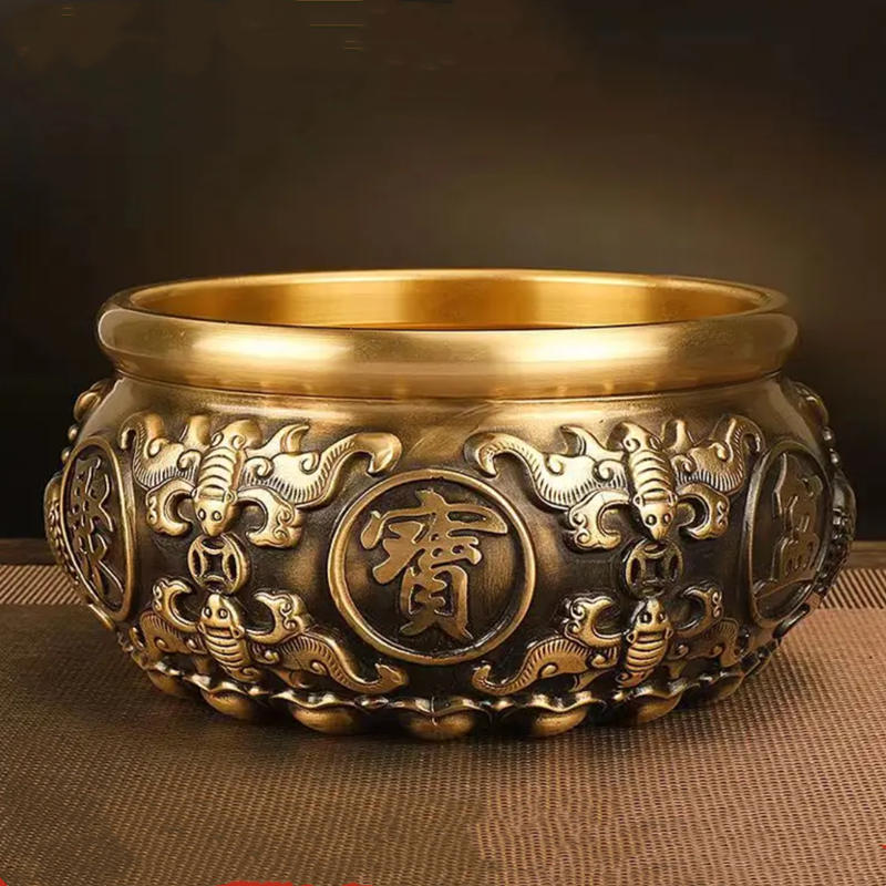 Lucky Full Copper Gold Cornucopia Decoration