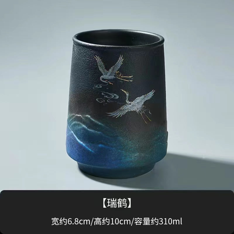 Chinese style coffee cup, beer cup, cold water Tea cup