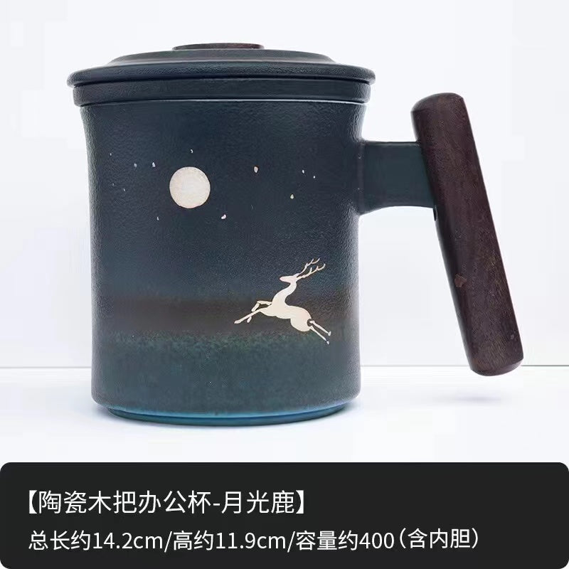 Chinese style coffee cup, beer cup, cold water Tea cup