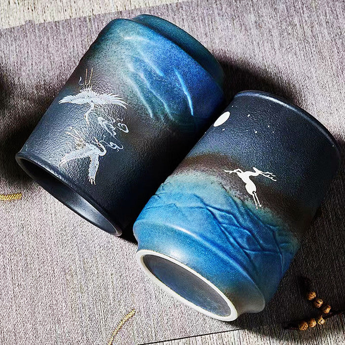 Chinese style coffee cup, beer cup, cold water Tea cup
