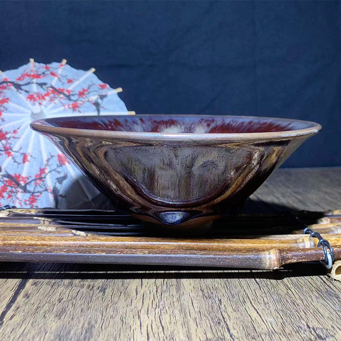 XXL Dark red mentalic Tea Tup