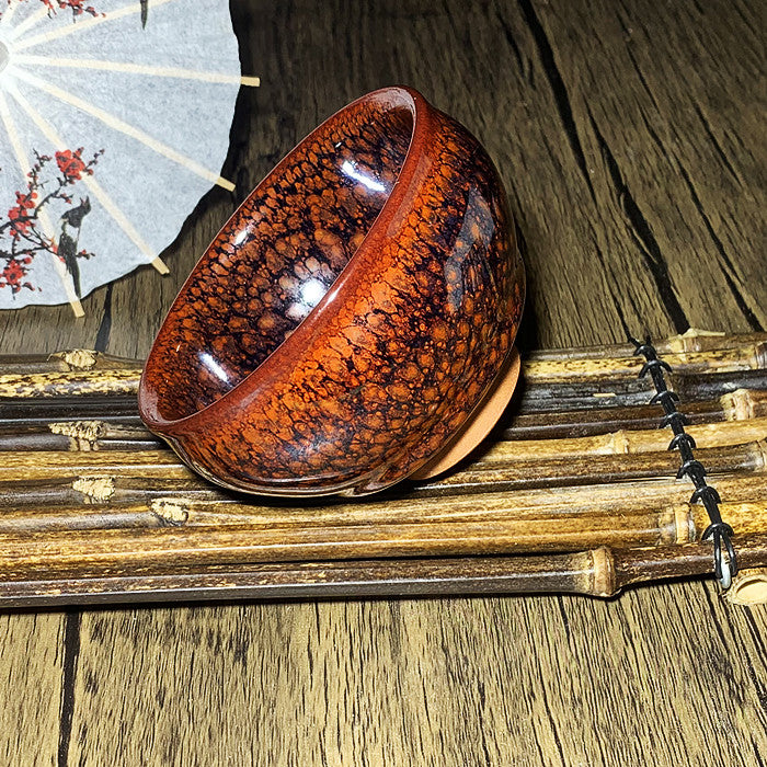 Crimson Partridge Tea Cup