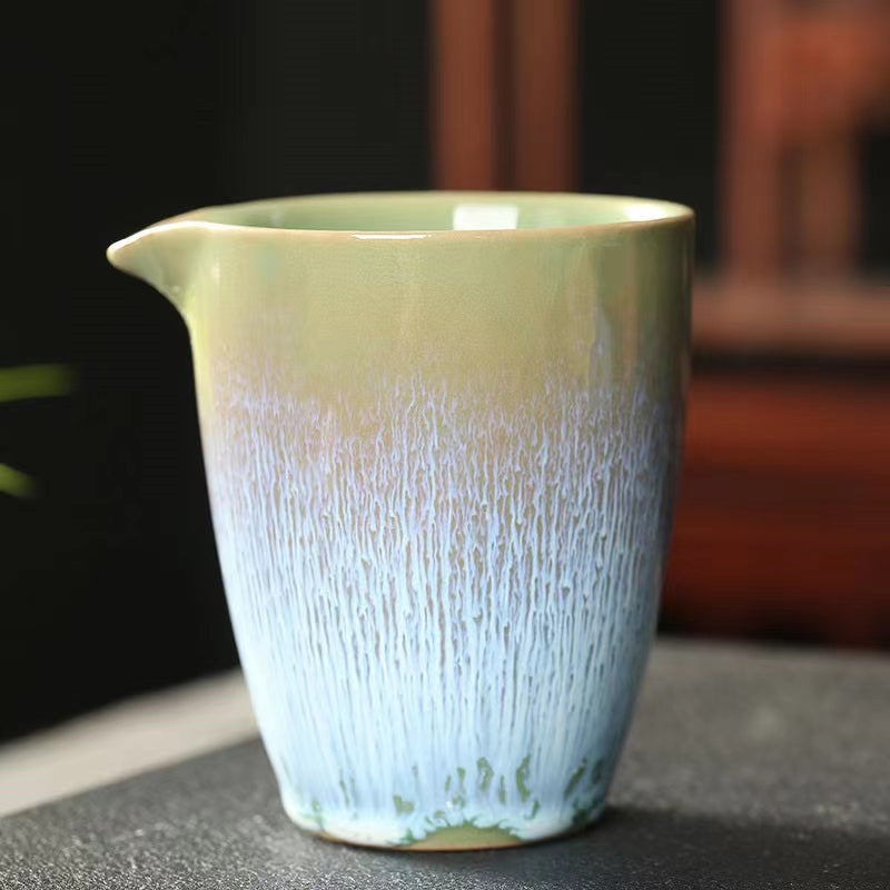 Kiln-formed fair cup