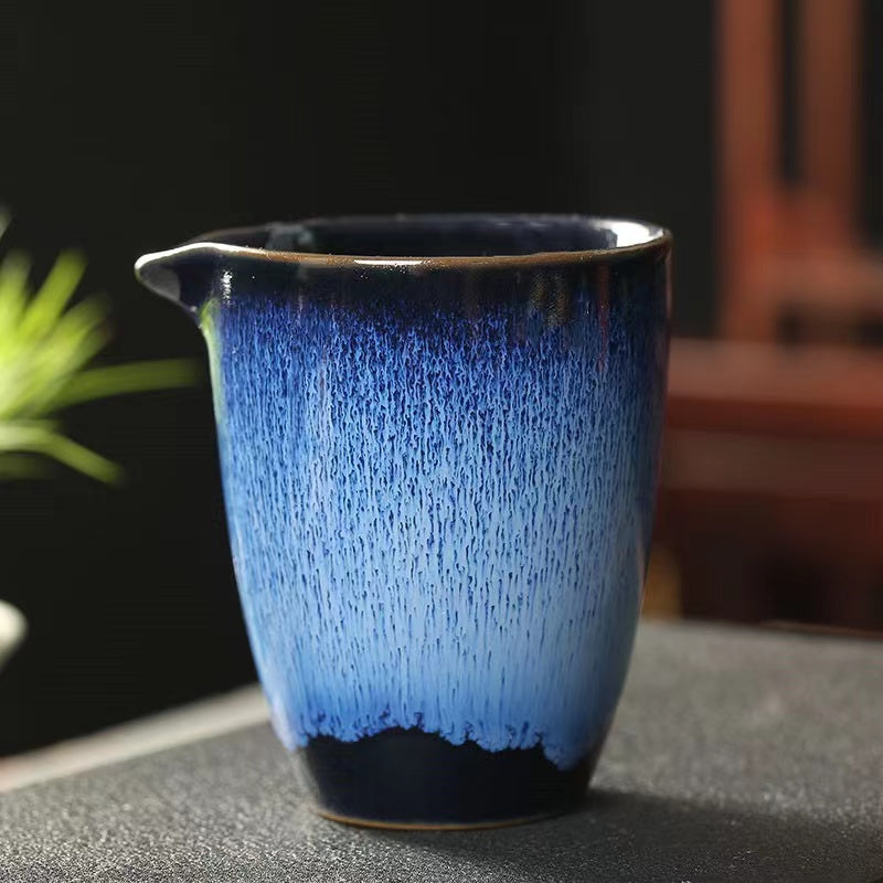 Kiln-formed fair cup