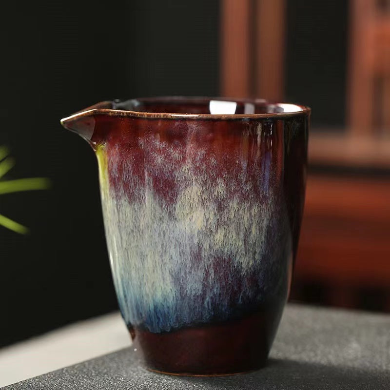 Kiln-formed fair cup