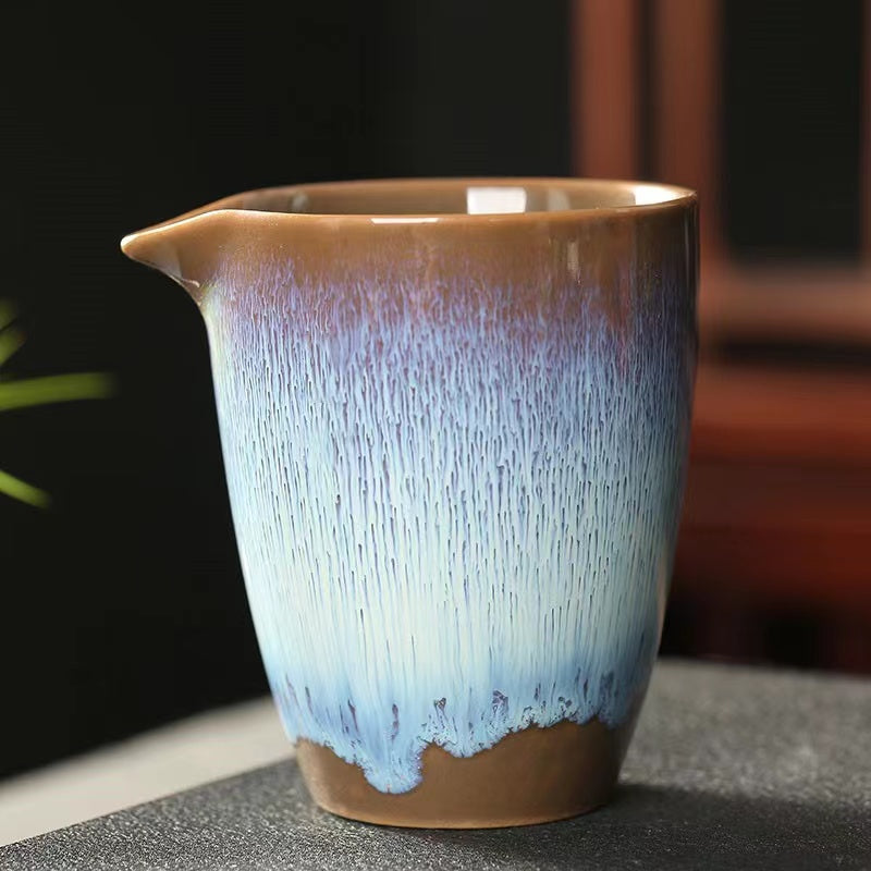 Kiln-formed fair cup
