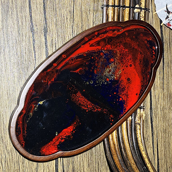 Daqi Lacquer Wood Tea Tray