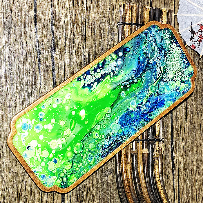 Daqi Lacquer Wood Tea Tray