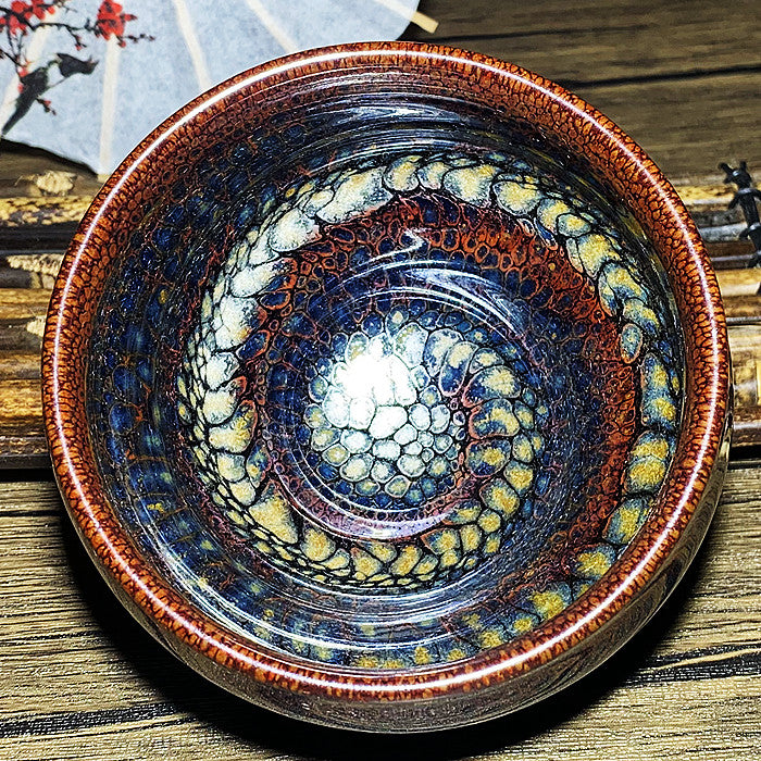 Master Collection-----Different Patterns Sleeping Dragon Partridge Tea Cup (M247)