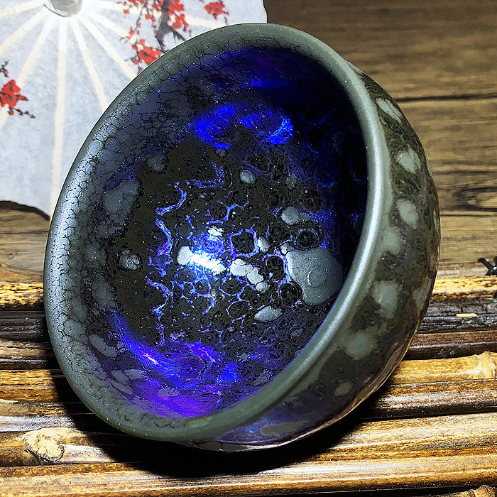 Master Collection----Purple starry sky Teacup  (M339)