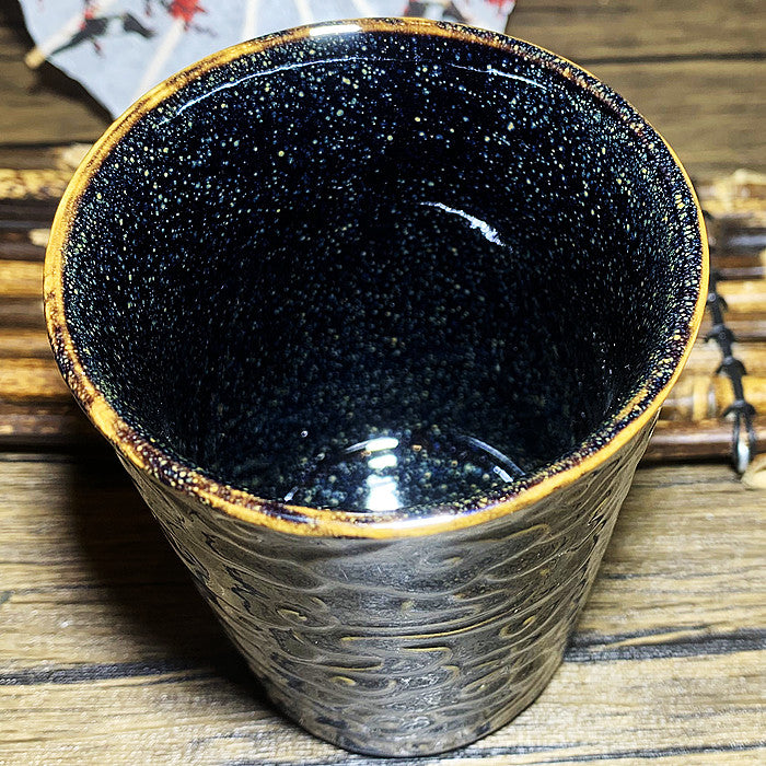 Master Collection---Black lucky cloud teacup(M381)