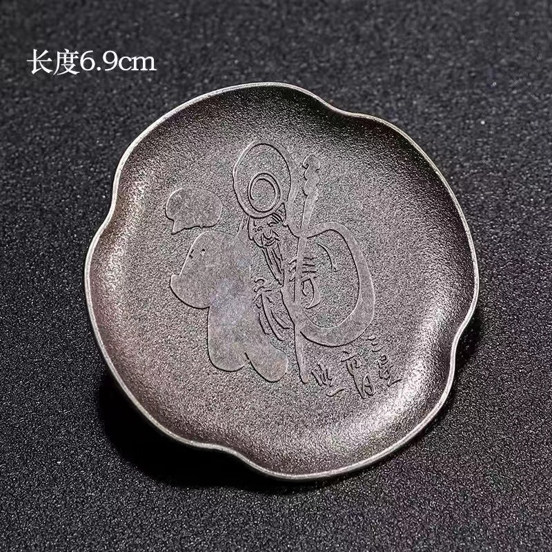 Bronze cup pad, alloy cup holder, tea plate, tea cup holder