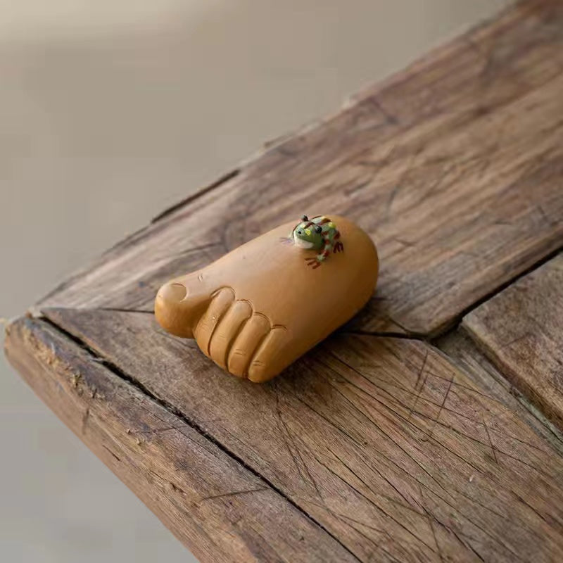 Purple clay creative water spray pet tea
