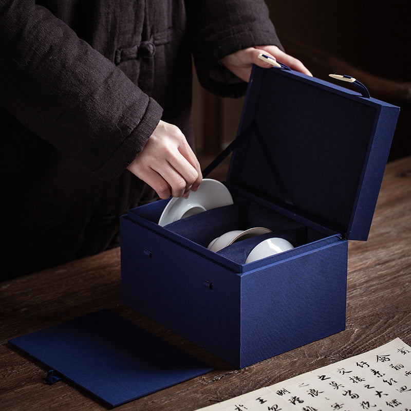 High-end Yunjin Teacup/Gaiwan/Teapot Box Gift Box