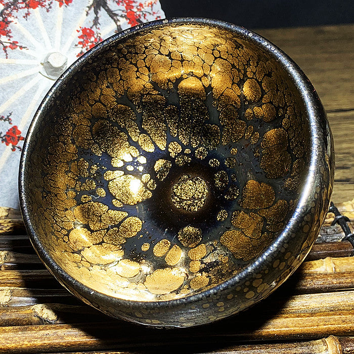 Master Collection----Golden Oil Drop Teacup  (M340)